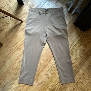 Theory Tan Chinos Straight Leg Cotton